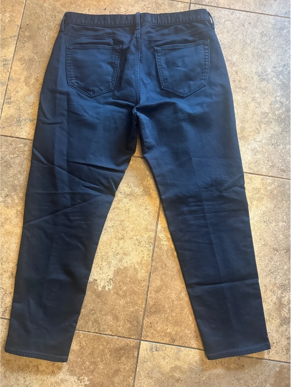 Banana Republic Men’s 35x30 Travel Pants Athletic Fit Navy Blue Stretch 5 Pocket